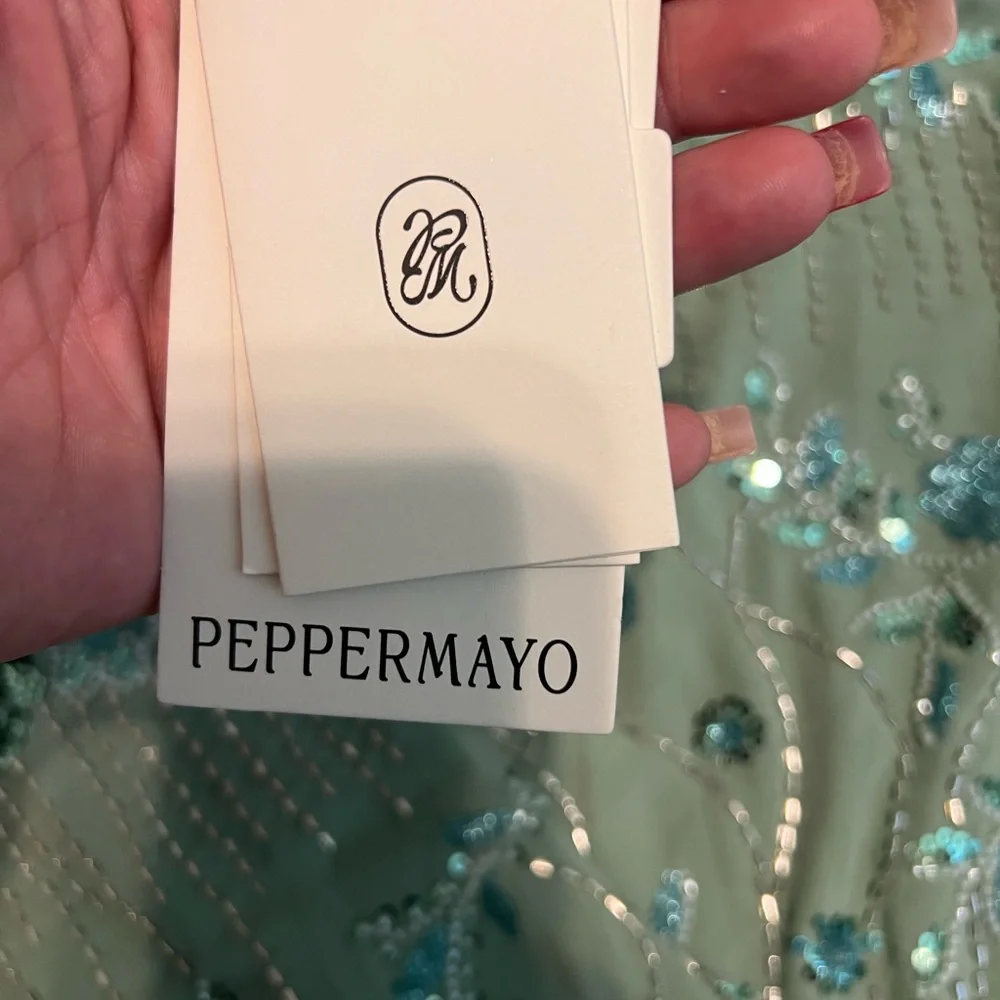 Peppermayo Teal Floral Maxi Skirt - Picture 4 of 5
